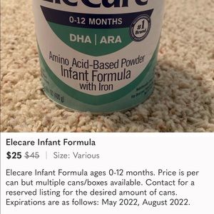 Bundle for RaptorMouse. One box Elecare- 6 cans for $150. Expiration May 2022.